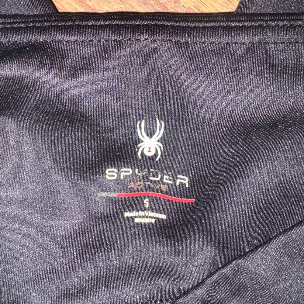 Spyder Black Leggings Stretchy medium weight warm size small - Picture 6 of 10